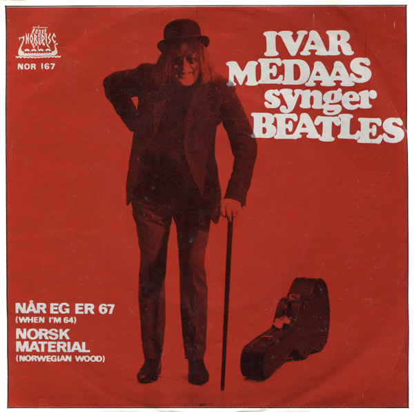plateomslaget til "Ivar Medaas synger Beatles"