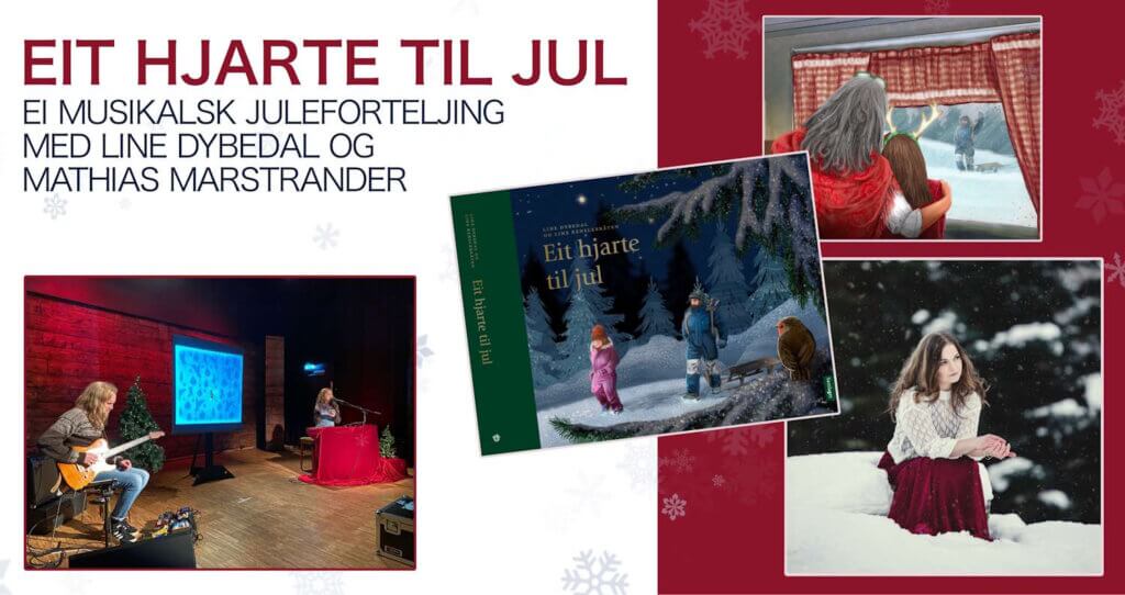 plakat for arrangementet eit hjarte til jul